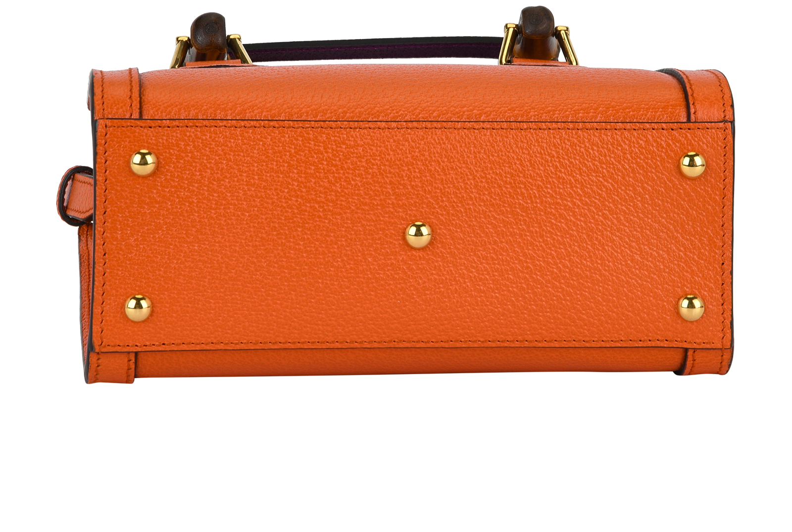 Diana Mini, &pound;1,200, Handbags, Orange/Purple, Leather, Top view